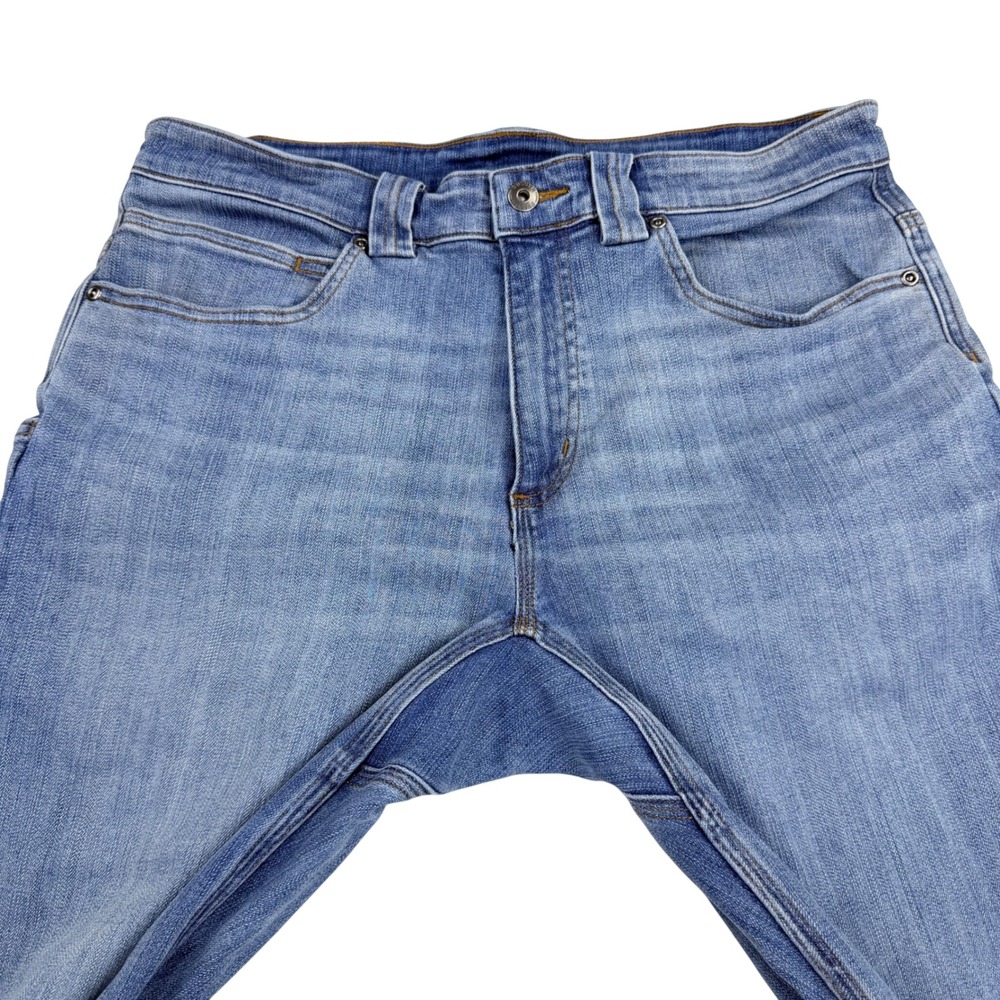 Duluth Ballroom DoubleFlex Jeans Men 33x34 Blue Cotton Stretch Standard Fit Work - Picture 7 of 16